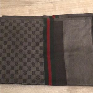 Gucci print shawl